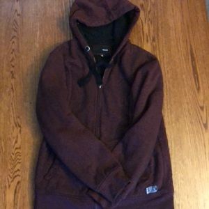 Good used condition men’s burgundy Hurley hoodie